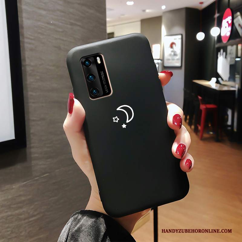 Custodia Huawei P40 Moda Leggere Semplici, Cover Huawei P40 Creativo Telefono Tutto Incluso