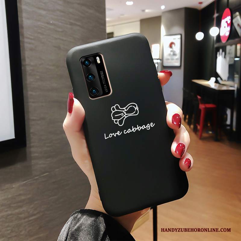 Custodia Huawei P40 Moda Leggere Semplici, Cover Huawei P40 Creativo Telefono Tutto Incluso