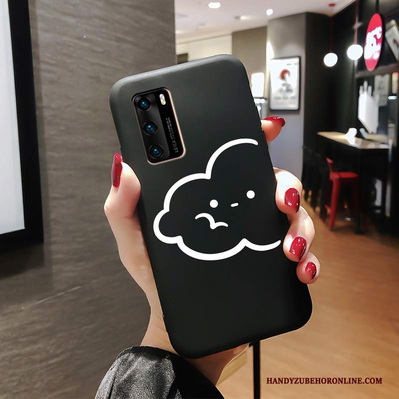 Custodia Huawei P40 Moda Leggere Semplici, Cover Huawei P40 Creativo Telefono Tutto Incluso