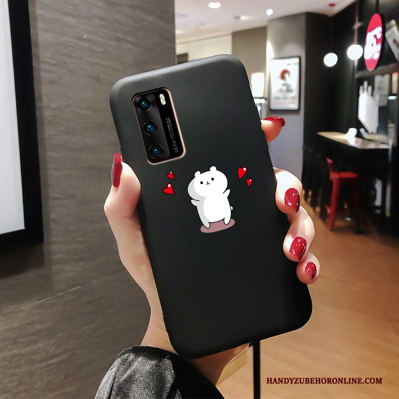 Custodia Huawei P40 Moda Leggere Semplici, Cover Huawei P40 Creativo Telefono Tutto Incluso