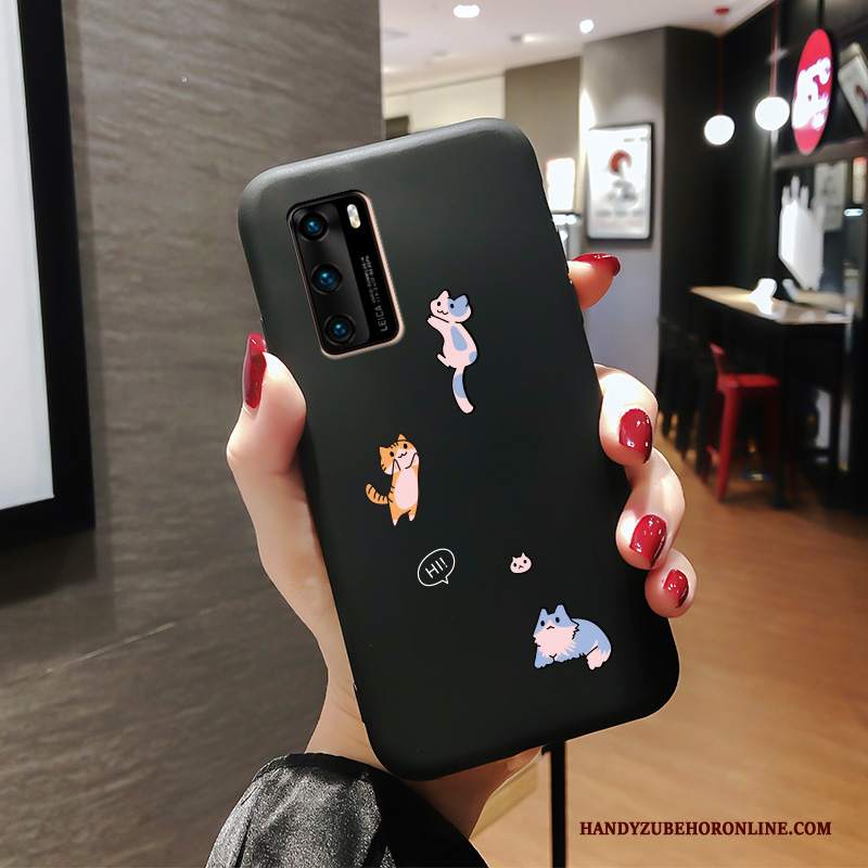 Custodia Huawei P40 Moda Leggere Semplici, Cover Huawei P40 Creativo Telefono Tutto Incluso