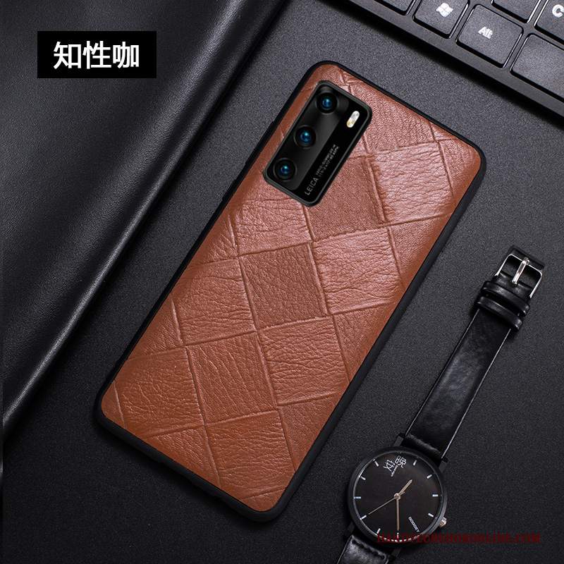 Custodia Huawei P40 Pelle Lusso Nuovo, Cover Huawei P40 Creativo Personalizza Tutto Incluso