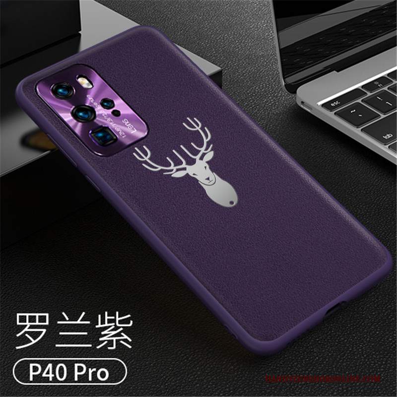 Custodia Huawei P40 Pro Creativo Marchio Di Tendenzatelefono, Cover Huawei P40 Pro Protezione Arancione Nuovo