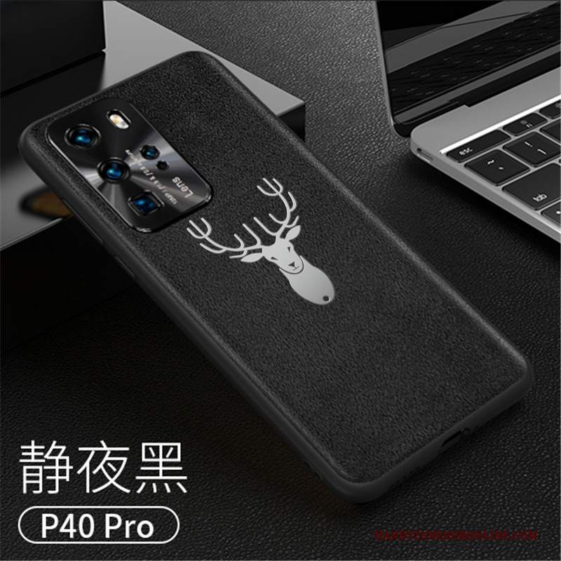 Custodia Huawei P40 Pro Creativo Marchio Di Tendenzatelefono, Cover Huawei P40 Pro Protezione Arancione Nuovo