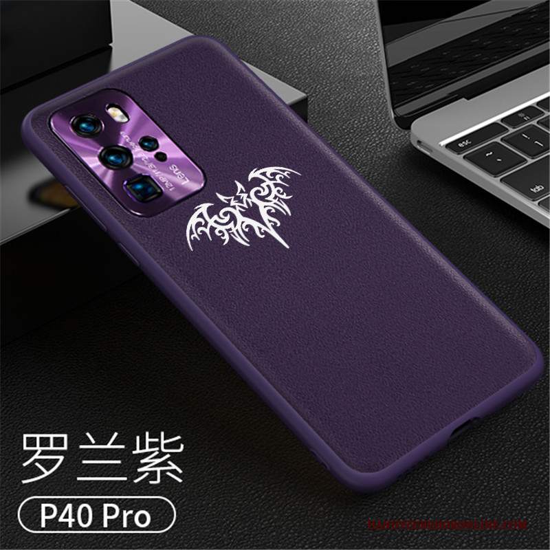 Custodia Huawei P40 Pro Creativo Marchio Di Tendenzatelefono, Cover Huawei P40 Pro Protezione Arancione Nuovo