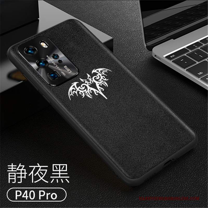 Custodia Huawei P40 Pro Creativo Marchio Di Tendenzatelefono, Cover Huawei P40 Pro Protezione Arancione Nuovo