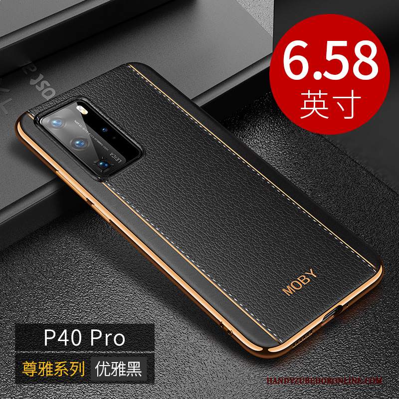 Custodia Huawei P40 Pro Creativo Morbido Affari, Cover Huawei P40 Pro Protezione Nuovo Marchio Di Tendenza