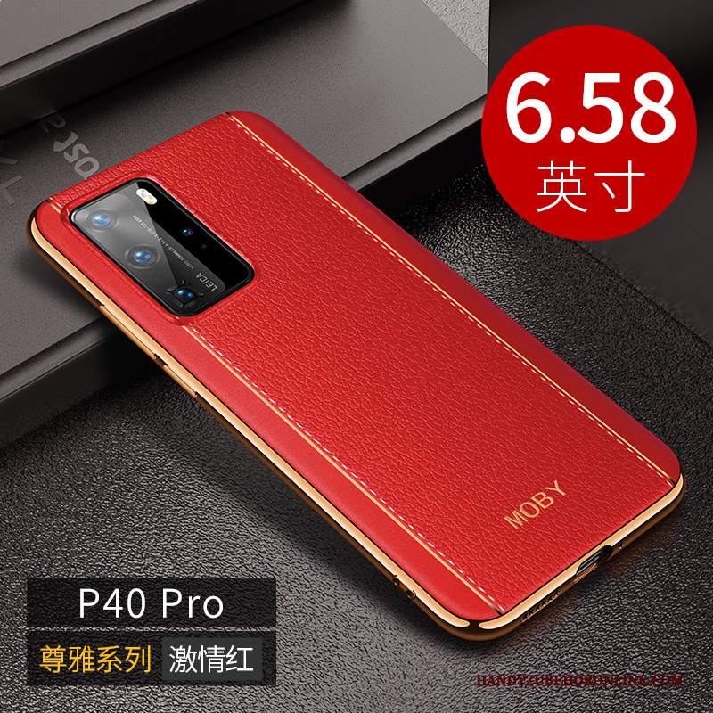 Custodia Huawei P40 Pro Creativo Morbido Affari, Cover Huawei P40 Pro Protezione Nuovo Marchio Di Tendenza