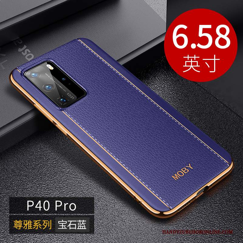 Custodia Huawei P40 Pro Creativo Morbido Affari, Cover Huawei P40 Pro Protezione Nuovo Marchio Di Tendenza