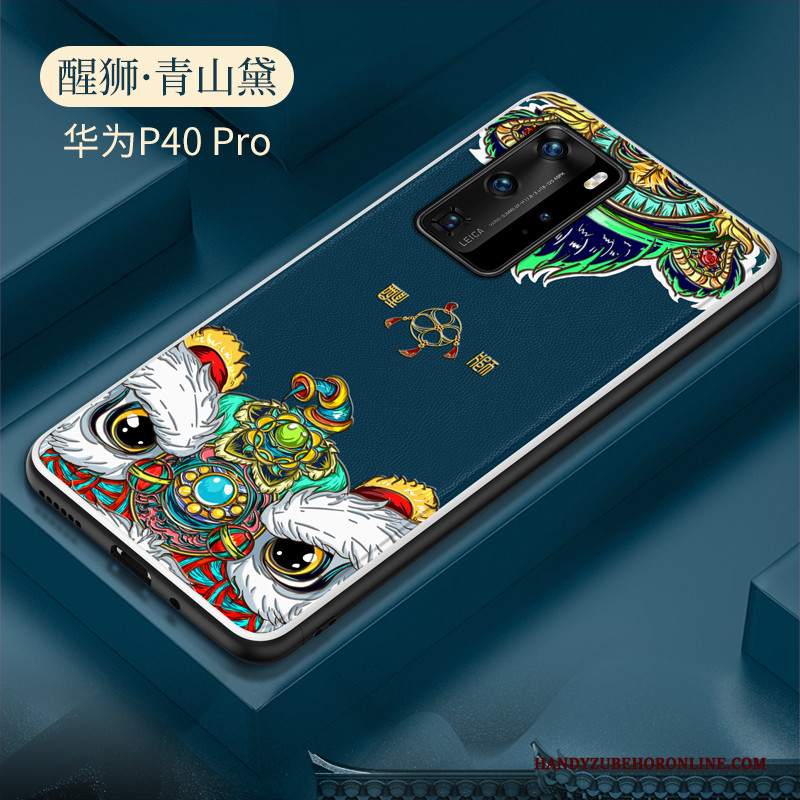 Custodia Huawei P40 Pro Creativo Stile Cinese Anti-caduta, Cover Huawei P40 Pro Protezione Telefono Tendenza