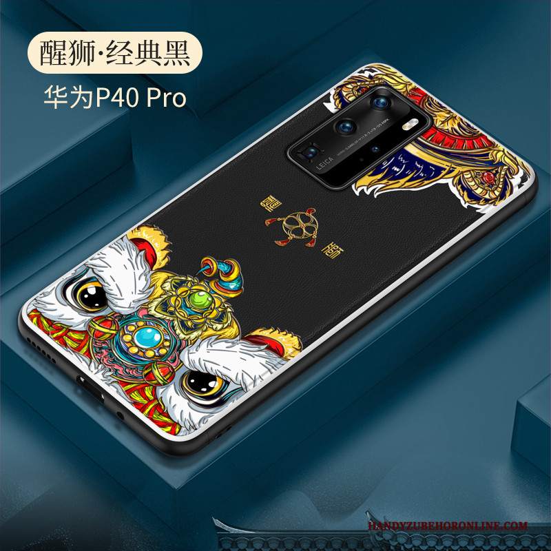 Custodia Huawei P40 Pro Creativo Stile Cinese Anti-caduta, Cover Huawei P40 Pro Protezione Telefono Tendenza