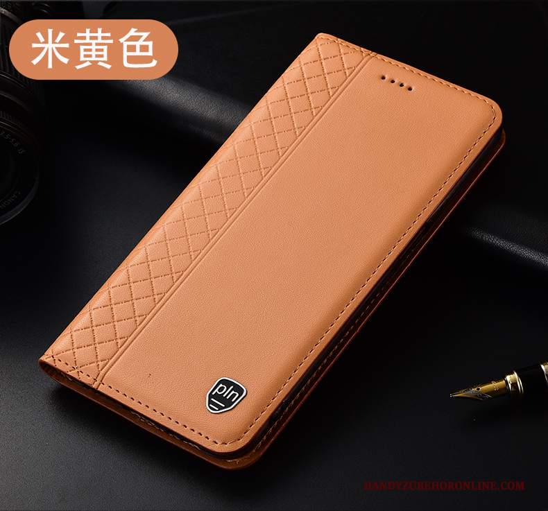 Custodia Huawei P40 Pro Folio Telefono Anti-caduta, Cover Huawei P40 Pro Pelle Tutto Incluso Giallo