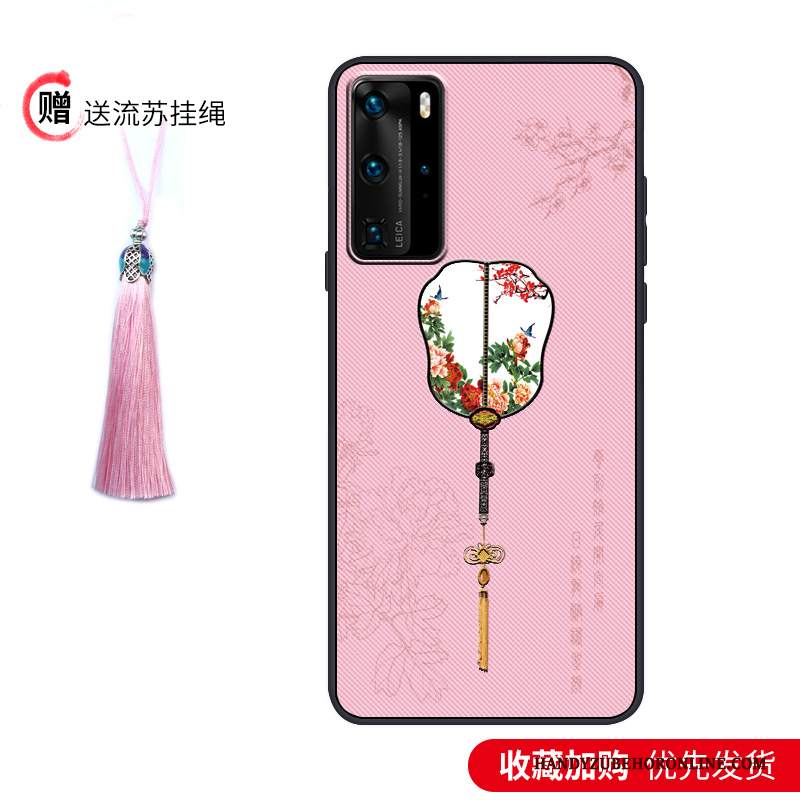 Custodia Huawei P40 Pro Protezione Di Personalità Morbido, Cover Huawei P40 Pro Vintage Tutto Incluso Marchio Di Tendenza