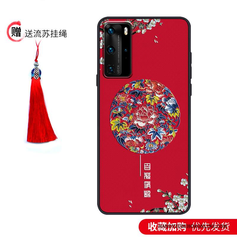 Custodia Huawei P40 Pro Protezione Di Personalità Morbido, Cover Huawei P40 Pro Vintage Tutto Incluso Marchio Di Tendenza