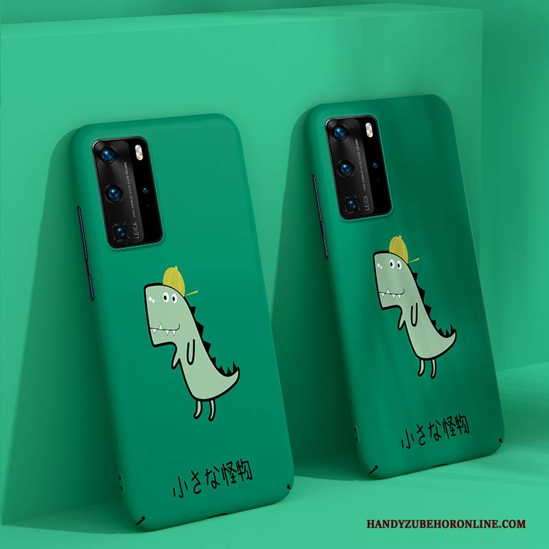 Custodia Huawei P40 Pro Protezione Macchiati Vento, Cover Huawei P40 Pro Cartone Animato Giallo Sottile