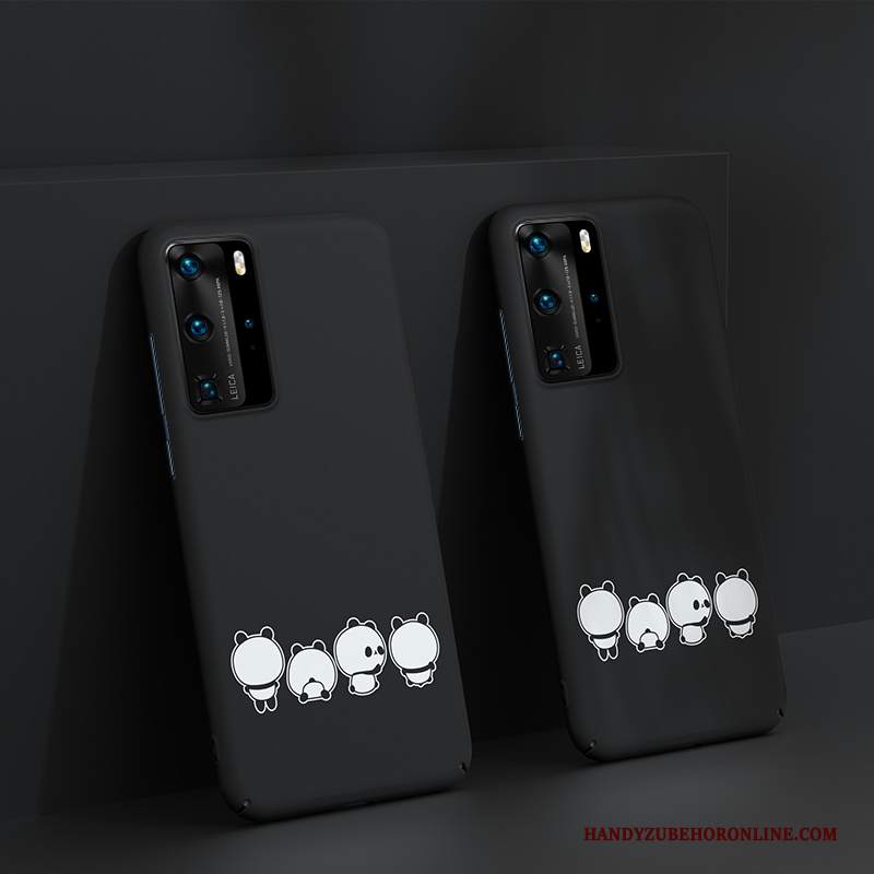 Custodia Huawei P40 Pro Protezione Macchiati Vento, Cover Huawei P40 Pro Cartone Animato Giallo Sottile