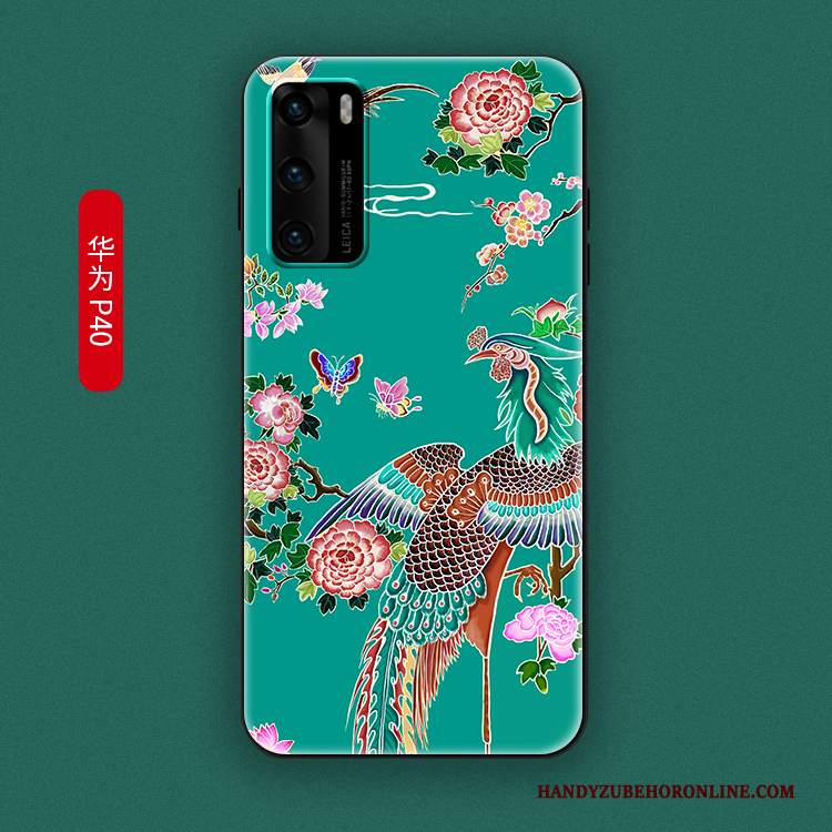 Custodia Huawei P40 Silicone Giallo Tutto Incluso, Cover Huawei P40 Protezione Stile Cinesetelefono