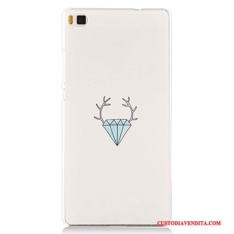 Custodia Huawei P8 Colore Altotelefono, Cover Huawei P8 Protezione Blu Scuro Macchiati