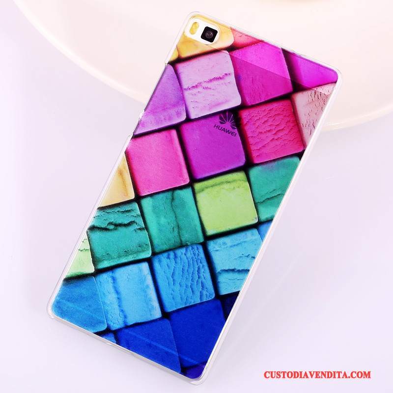 Custodia Huawei P8 Colore Difficile Alto, Cover Huawei P8 Colore