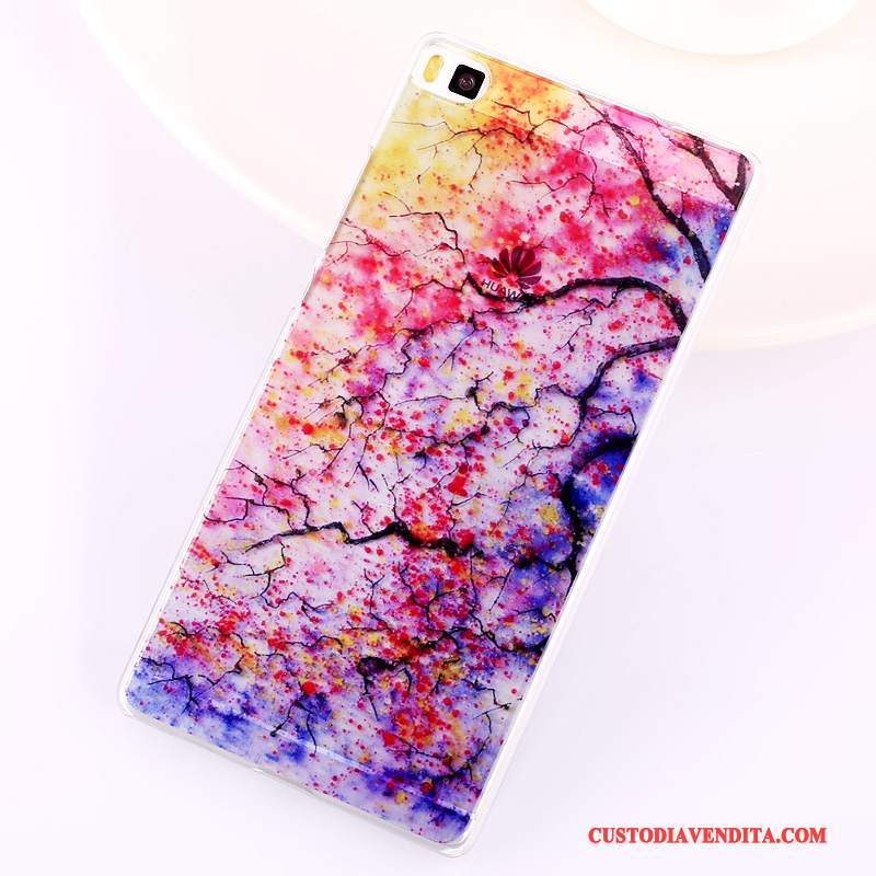 Custodia Huawei P8 Colore Difficile Alto, Cover Huawei P8 Colore