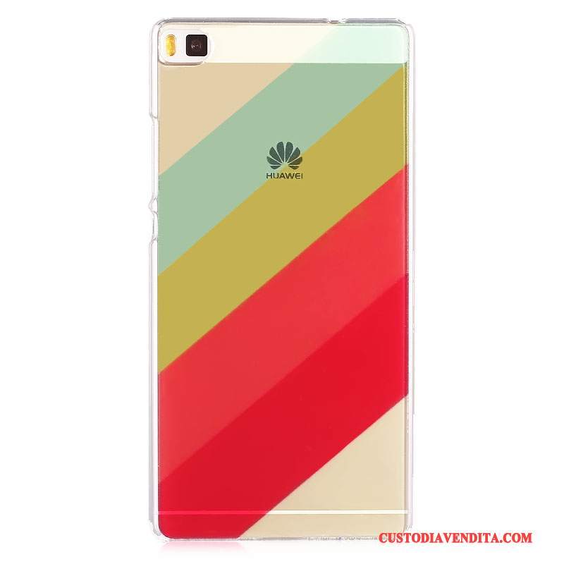 Custodia Huawei P8 Colore Difficile Sottile, Cover Huawei P8 Cartone Animato Blu