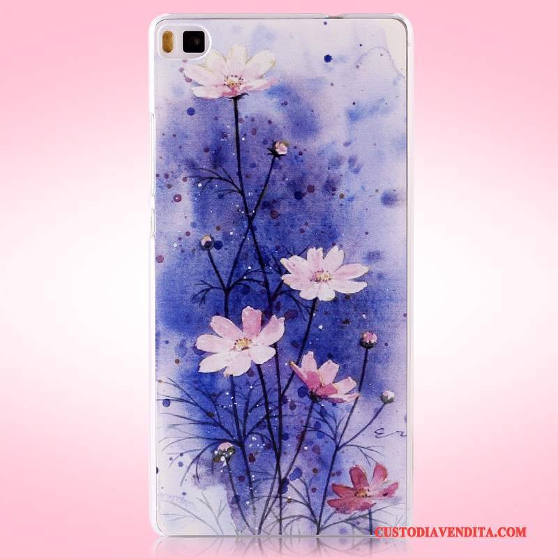 Custodia Huawei P8 Colore Difficiletelefono, Cover Huawei P8 Colore