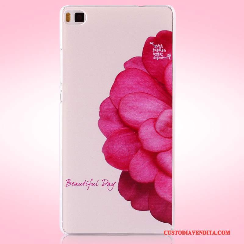 Custodia Huawei P8 Colore Difficiletelefono, Cover Huawei P8 Colore