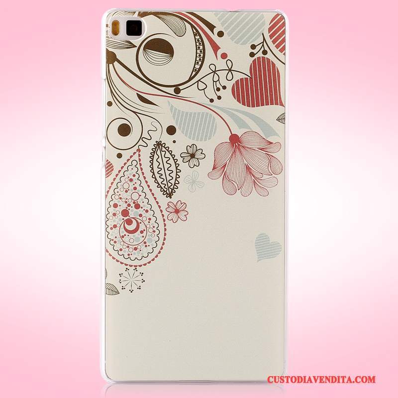 Custodia Huawei P8 Colore Difficiletelefono, Cover Huawei P8 Colore