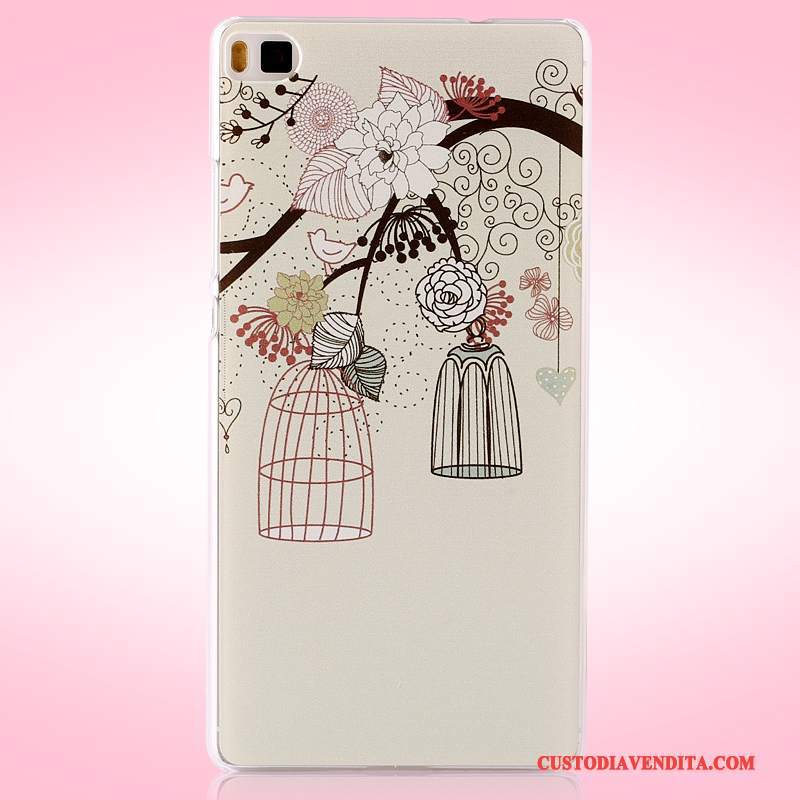 Custodia Huawei P8 Colore Difficiletelefono, Cover Huawei P8 Colore