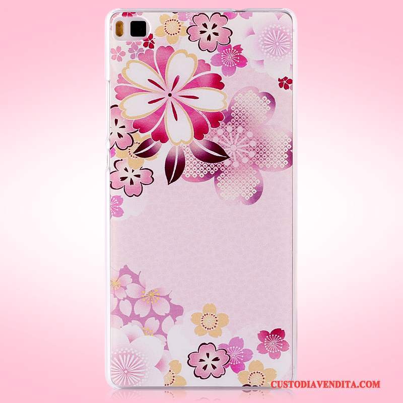 Custodia Huawei P8 Colore Difficiletelefono, Cover Huawei P8 Colore