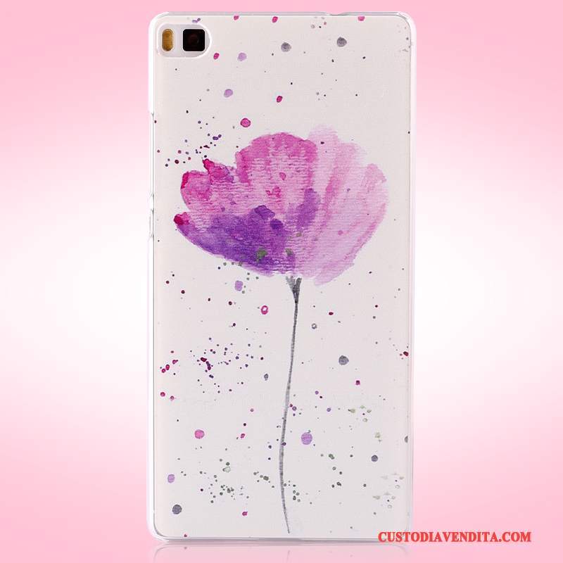 Custodia Huawei P8 Colore Difficiletelefono, Cover Huawei P8 Colore