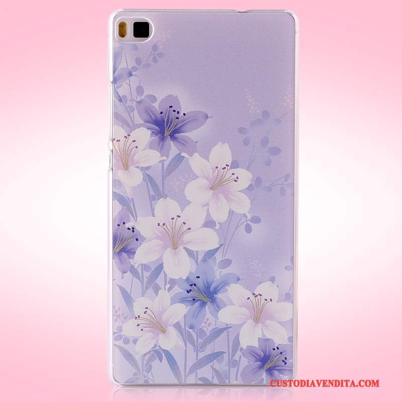 Custodia Huawei P8 Colore Difficiletelefono, Cover Huawei P8 Colore