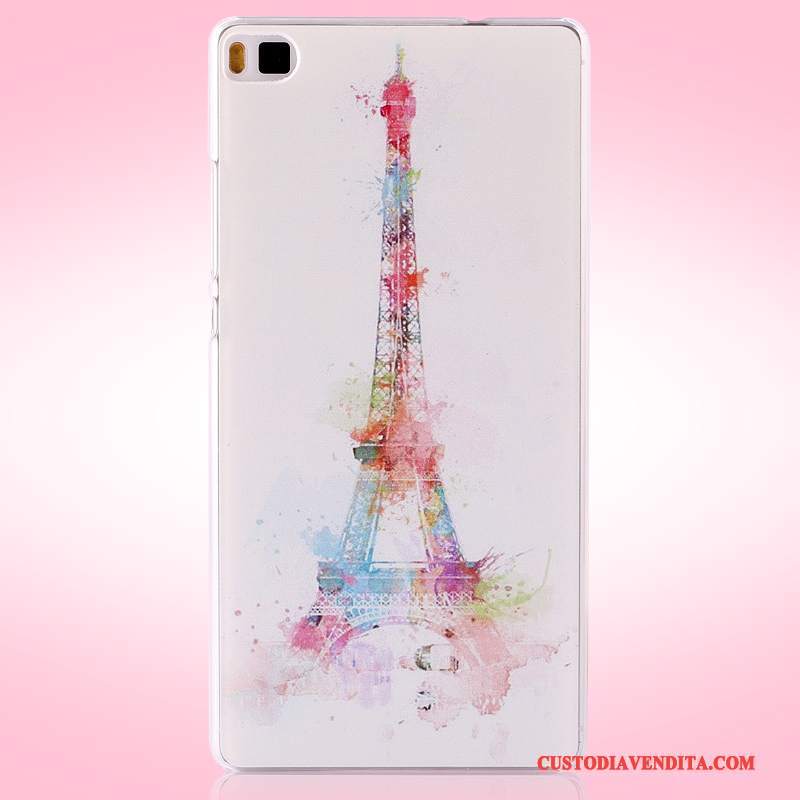 Custodia Huawei P8 Colore Difficiletelefono, Cover Huawei P8 Colore