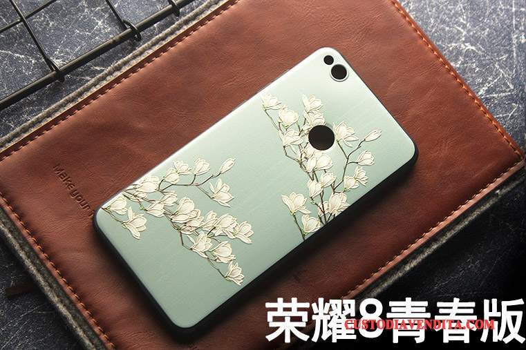 Custodia Huawei P8 Lite 2017 Fiori Telefono Tutto Incluso, Cover Huawei P8 Lite 2017 Creativo Giallo Anti-caduta