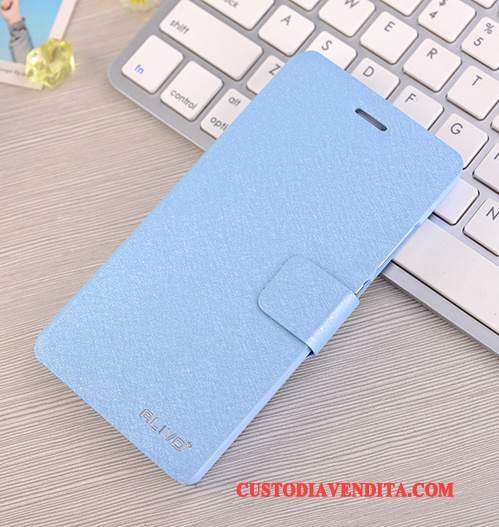 Custodia Huawei P8 Lite Pelle Gioventù Bianco, Cover Huawei P8 Lite Folio Telefono