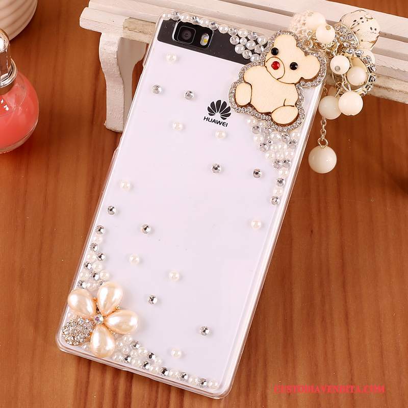 Custodia Huawei P8 Lite Protezione Difficile Gioventù, Cover Huawei P8 Lite Cartone Animato Telefono Blu