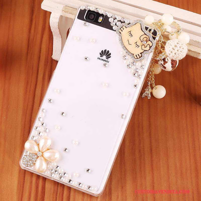 Custodia Huawei P8 Lite Protezione Difficile Gioventù, Cover Huawei P8 Lite Cartone Animato Telefono Blu