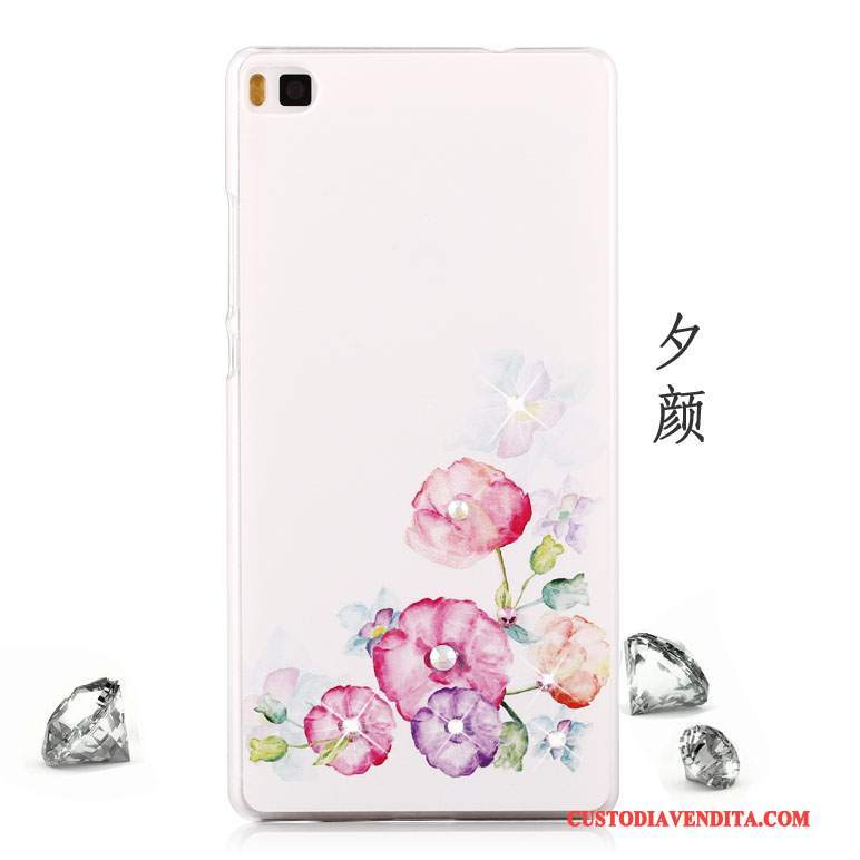 Custodia Huawei P8 Lite Protezione Rossotelefono, Cover Huawei P8 Lite Colore Gioventù