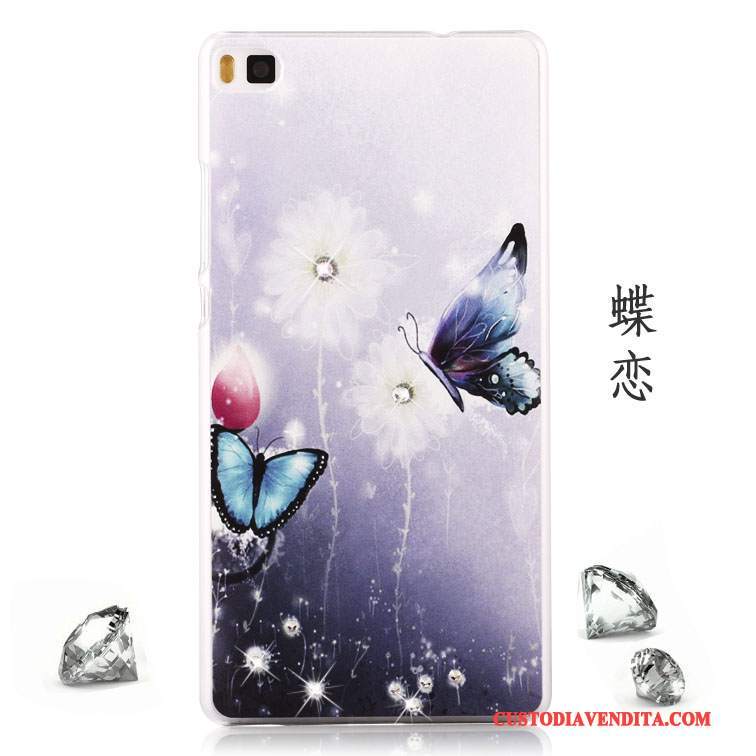 Custodia Huawei P8 Lite Protezione Rossotelefono, Cover Huawei P8 Lite Colore Gioventù