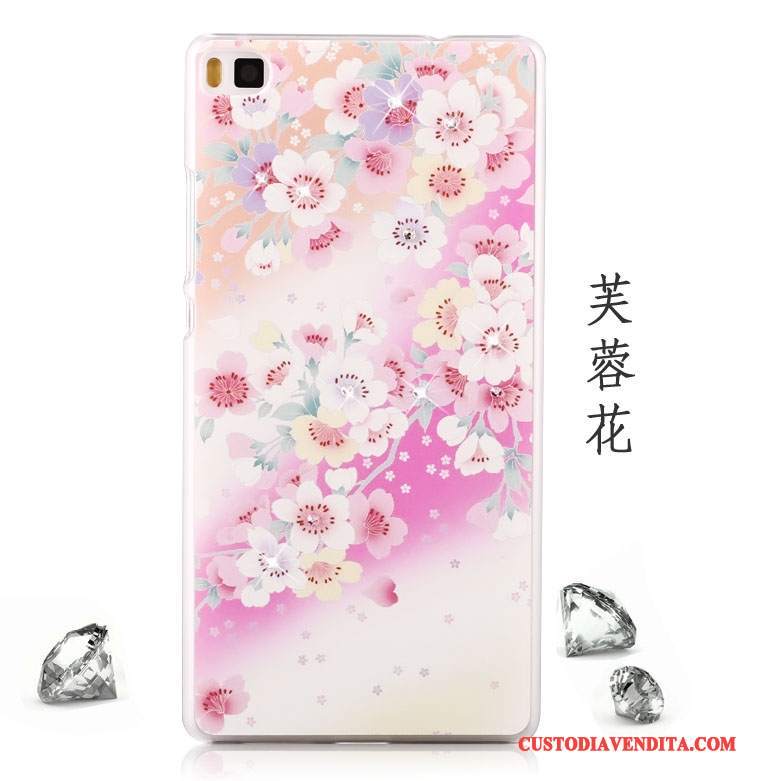 Custodia Huawei P8 Lite Protezione Rossotelefono, Cover Huawei P8 Lite Colore Gioventù