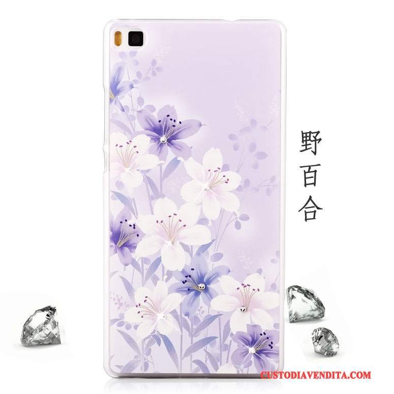 Custodia Huawei P8 Lite Protezione Rossotelefono, Cover Huawei P8 Lite Colore Gioventù