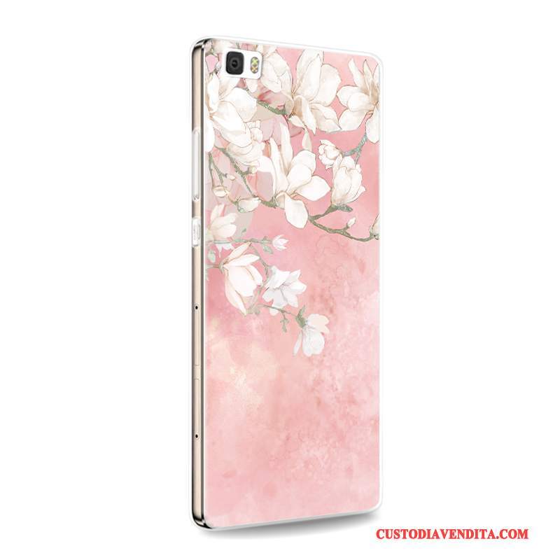 Custodia Huawei P8 Lite Silicone Anti-cadutatelefono, Cover Huawei P8 Lite Protezione Gioventù Porpora