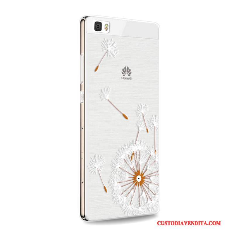 Custodia Huawei P8 Lite Silicone Anti-cadutatelefono, Cover Huawei P8 Lite Protezione Gioventù Porpora