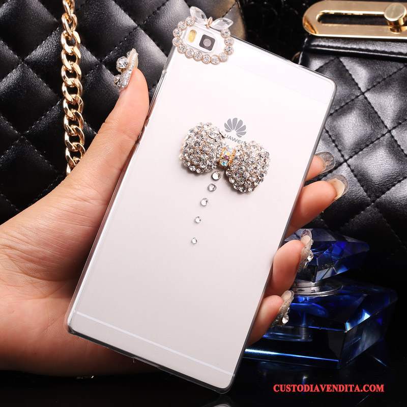 Custodia Huawei P8 Lite Strass Difficile Gioventù, Cover Huawei P8 Lite Protezione Telefono Oro