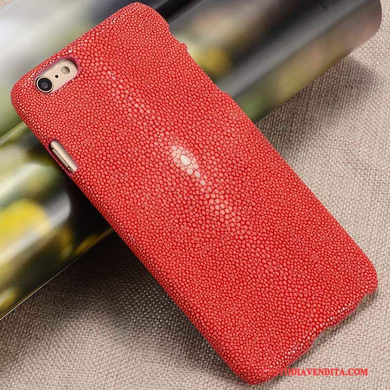 Custodia Huawei P8 Pelle Gioventùtelefono, Cover Huawei P8 Protezione Sottili Rosso