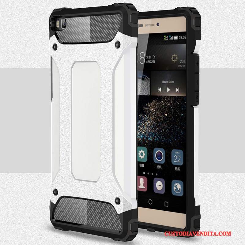 Custodia Huawei P8 Silicone Metallotelefono, Cover Huawei P8 Protezione Gioventù Anti-caduta