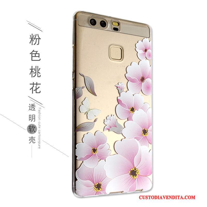 Custodia Huawei P9 Cartone Animato Anti-caduta Bello, Cover Huawei P9 Protezione Telefono Morbido