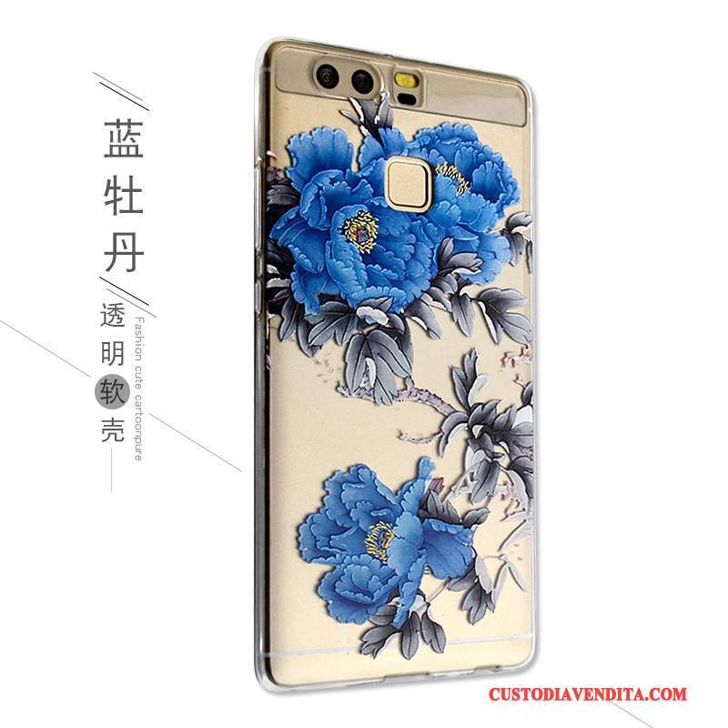 Custodia Huawei P9 Cartone Animato Anti-caduta Bello, Cover Huawei P9 Protezione Telefono Morbido