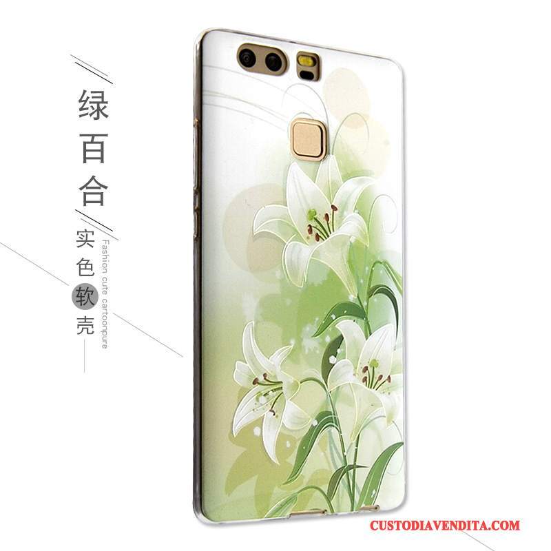 Custodia Huawei P9 Cartone Animato Anti-caduta Bello, Cover Huawei P9 Protezione Telefono Morbido