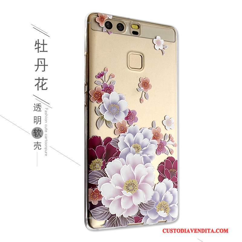 Custodia Huawei P9 Cartone Animato Anti-caduta Bello, Cover Huawei P9 Protezione Telefono Morbido